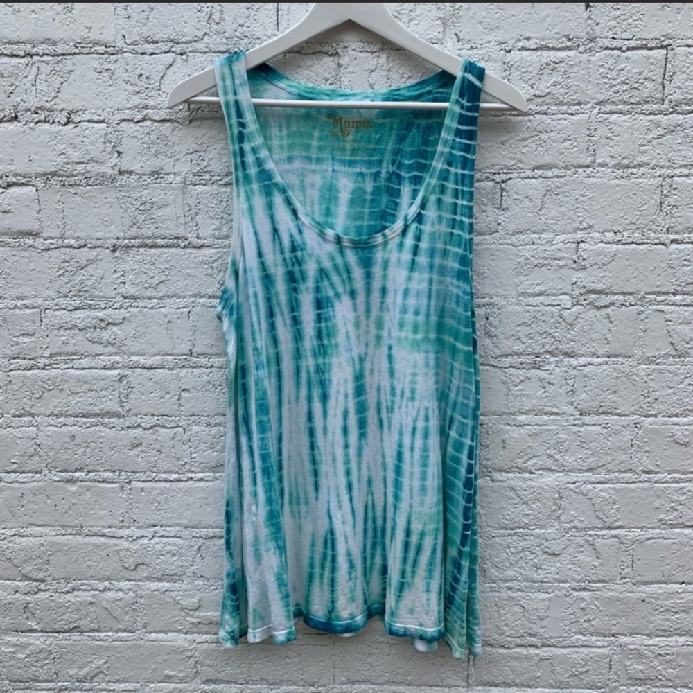 Show Me Your MuMu tie dye long tank top sz XS
